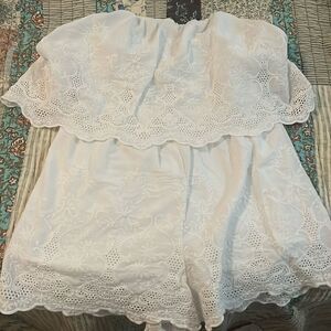 Halter one piece shorts